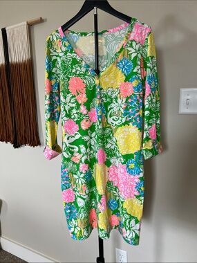 Lilly Pulitzer Green Multi Floral Dress